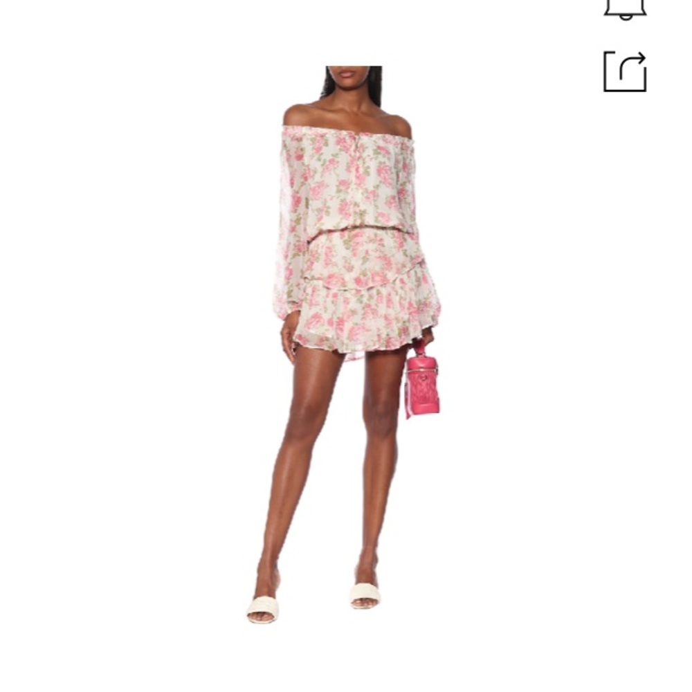 Loveshackfancy Silk Long-sleeve Dress size xs / small NWT